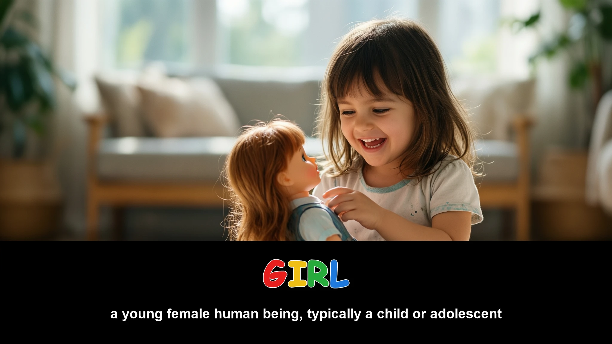 English Illustration for girl